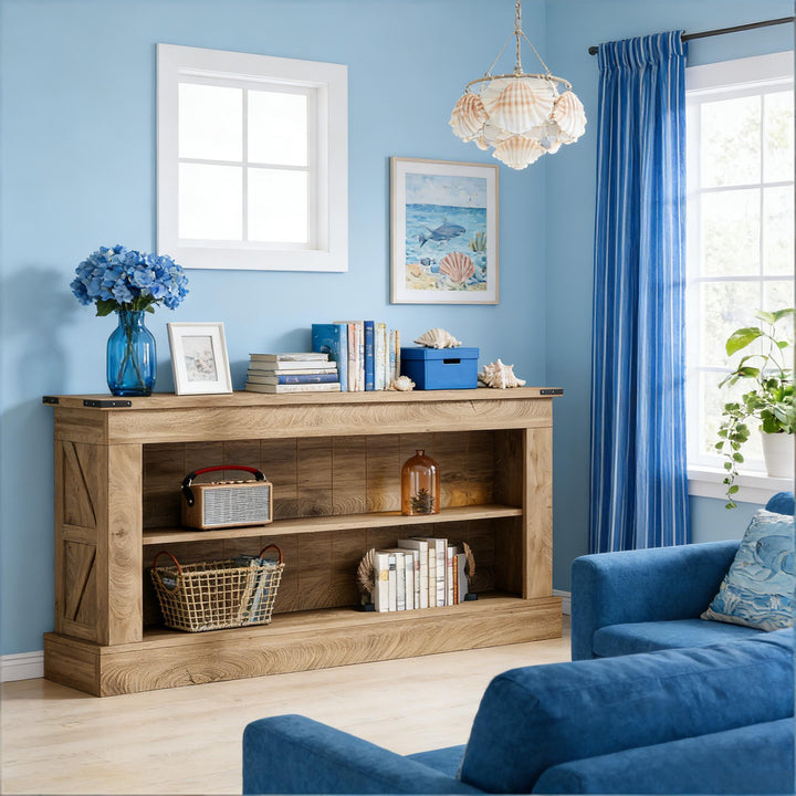 Buy farmhouse furniture Brookhaven • Modern Cottage Farmhouse Style Foyer Console Entryway Table - Modern Cottage Farmhouse Furniture