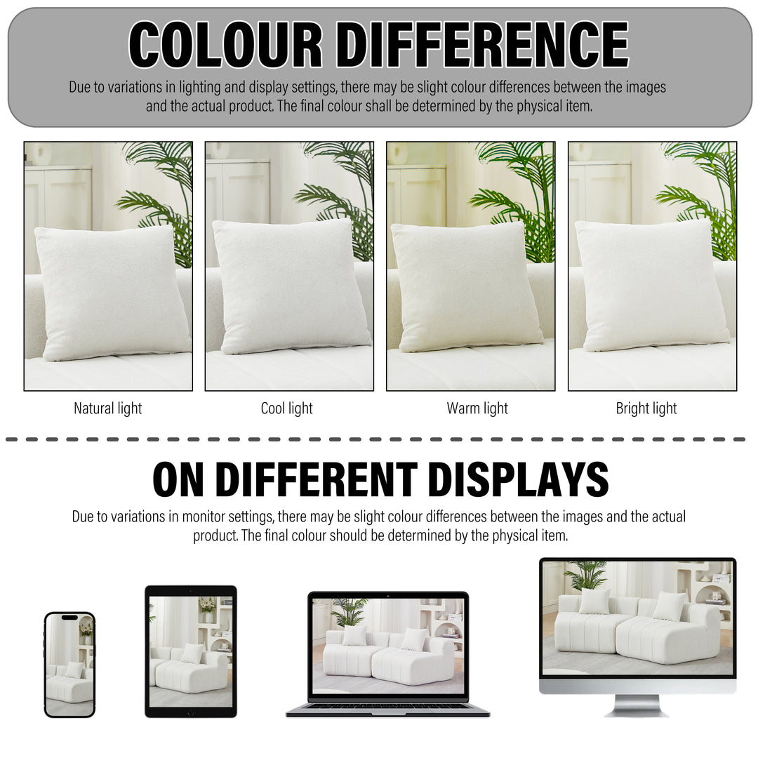 Chenille Curved Sectional Sofa With 6 Pillows,Curved Symmetrical Modular Semi Circular Sofa Sectional For Bedroom, Living Room, Office For Leisure Or Nap, Reading Room, And Lobby