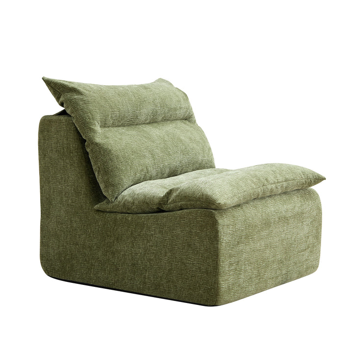 Buy farmhouse furniture Sage Single Chair Sofa Lounge Chair With Backrest - Modern Cottage Farmhouse Furniture
