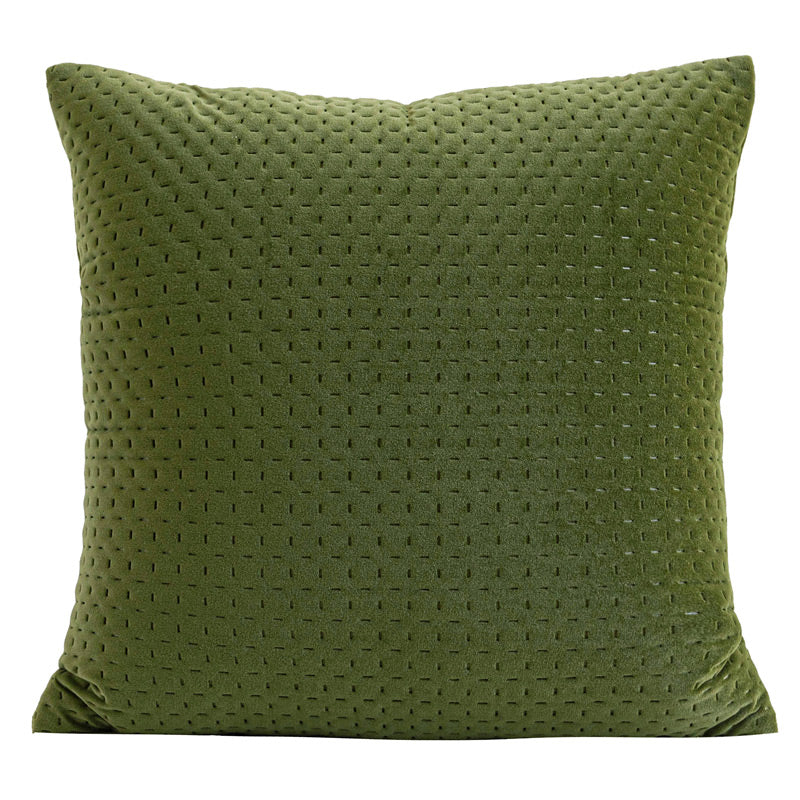 Chloeros | Green Textured Mediterranean Sofa Throw Pillows