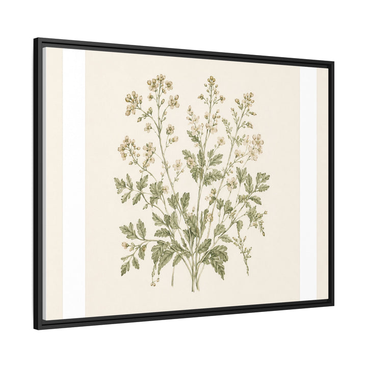 Sage &amp; Cream Framed Canvas Wall Art