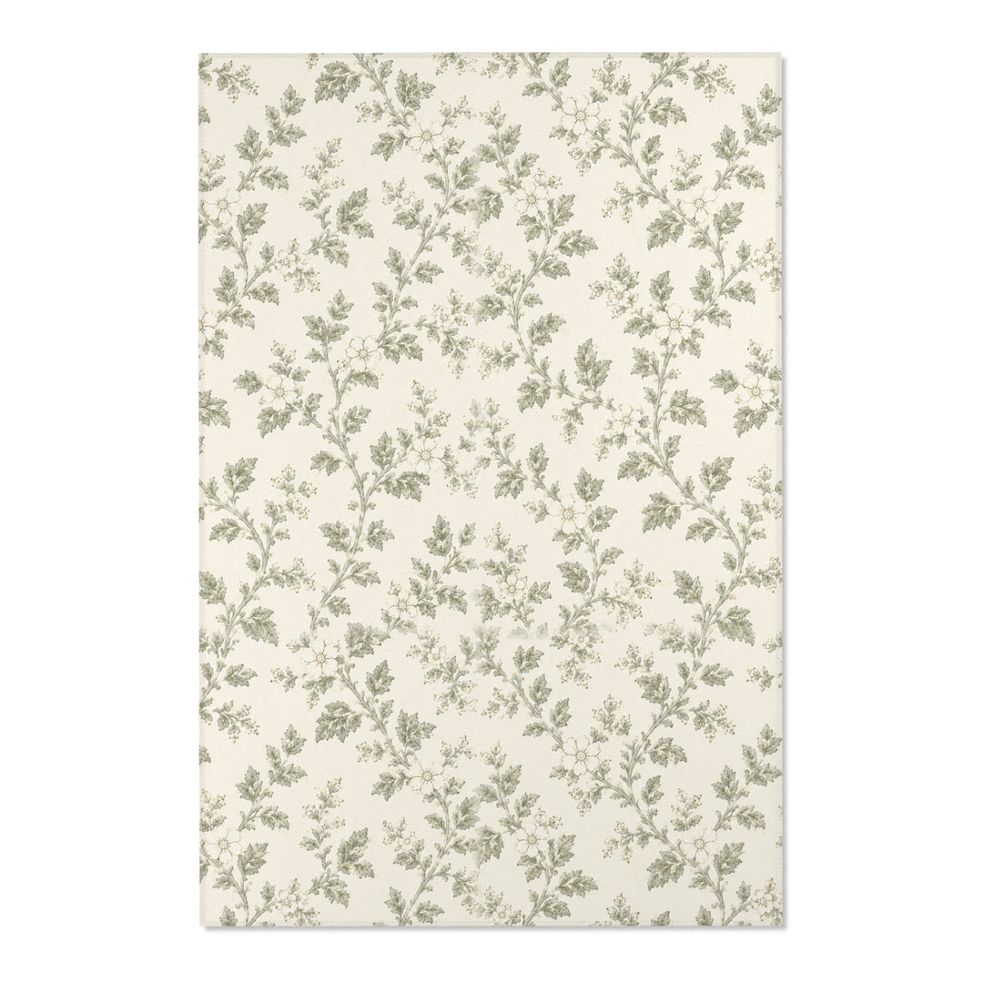 Vintage Botanical Cream &amp; Sage Accent Rug