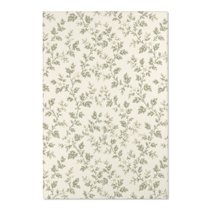 Vintage Botanical Cream &amp; Sage Accent Rug