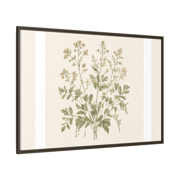Sage &amp; Cream Framed Canvas Wall Art