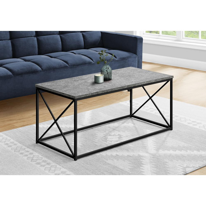 Boho Aesthetic COFFEE TABLE BLACK MARBLE / BLACK METAL | Biophilic Design Airbnb Decor Furniture 