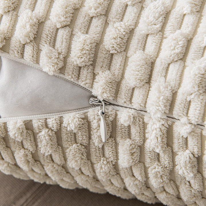Buy farmhouse furniture Oatmeal Modern Mediterranean Farmhouse Pillow Covers - Modern Cottage Farmhouse Furniture