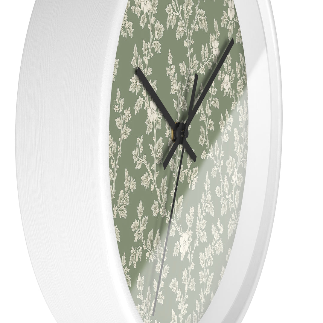 Buy farmhouse furniture Sage &amp; Cream Wall Clock — By. Artisan Blooms - Modern Cottage Farmhouse Furniture