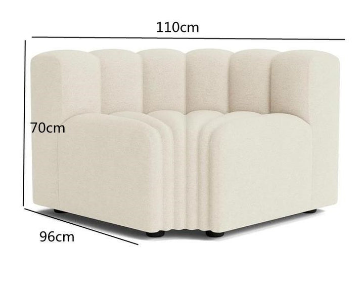 Buy farmhouse furniture Clay Ridge • Beige Modern Luxury Minimalist Farmhouse Modular Sofa Sectional Couch - Modern Cottage Farmhouse Furniture