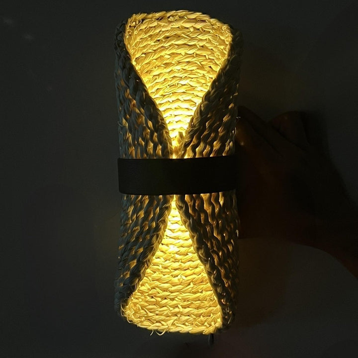 Buy farmhouse furniture Rattan Asian Cottage Farmhouse Wall Light Sconce - Modern Cottage Farmhouse Furniture