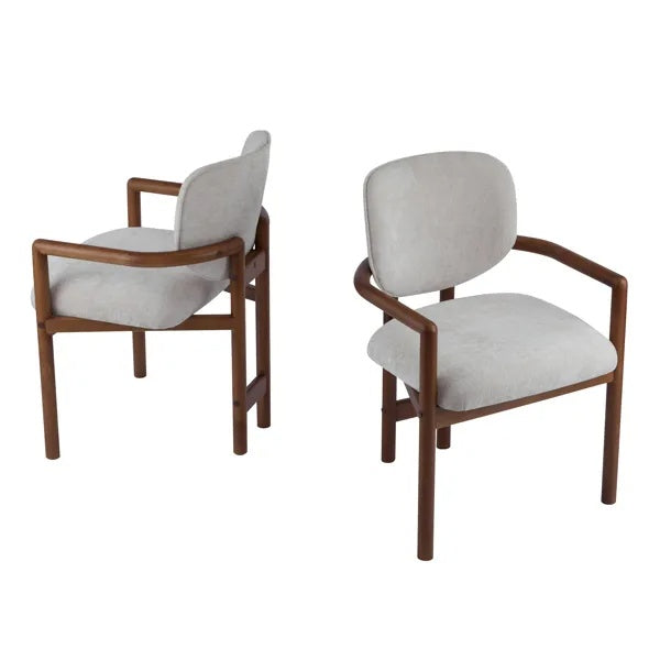 Tuscan Mediterranean Contemporary Accent Chairs (2pc) – Modern Mediterranean Style - Mediterranean Italian Contemporary Home Decor Furniture
