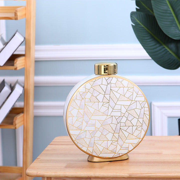 Villapiana Scalo | Mediterranean European-style Luxury Ceramic Vase - Mediterranean Italian Contemporary Home Decor Furniture