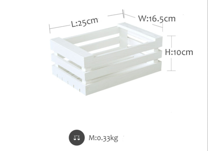 Dasos | Mediterranean Farmhouse Wooden Basket - Mediterranean Italian Contemporary Home Decor Furniture