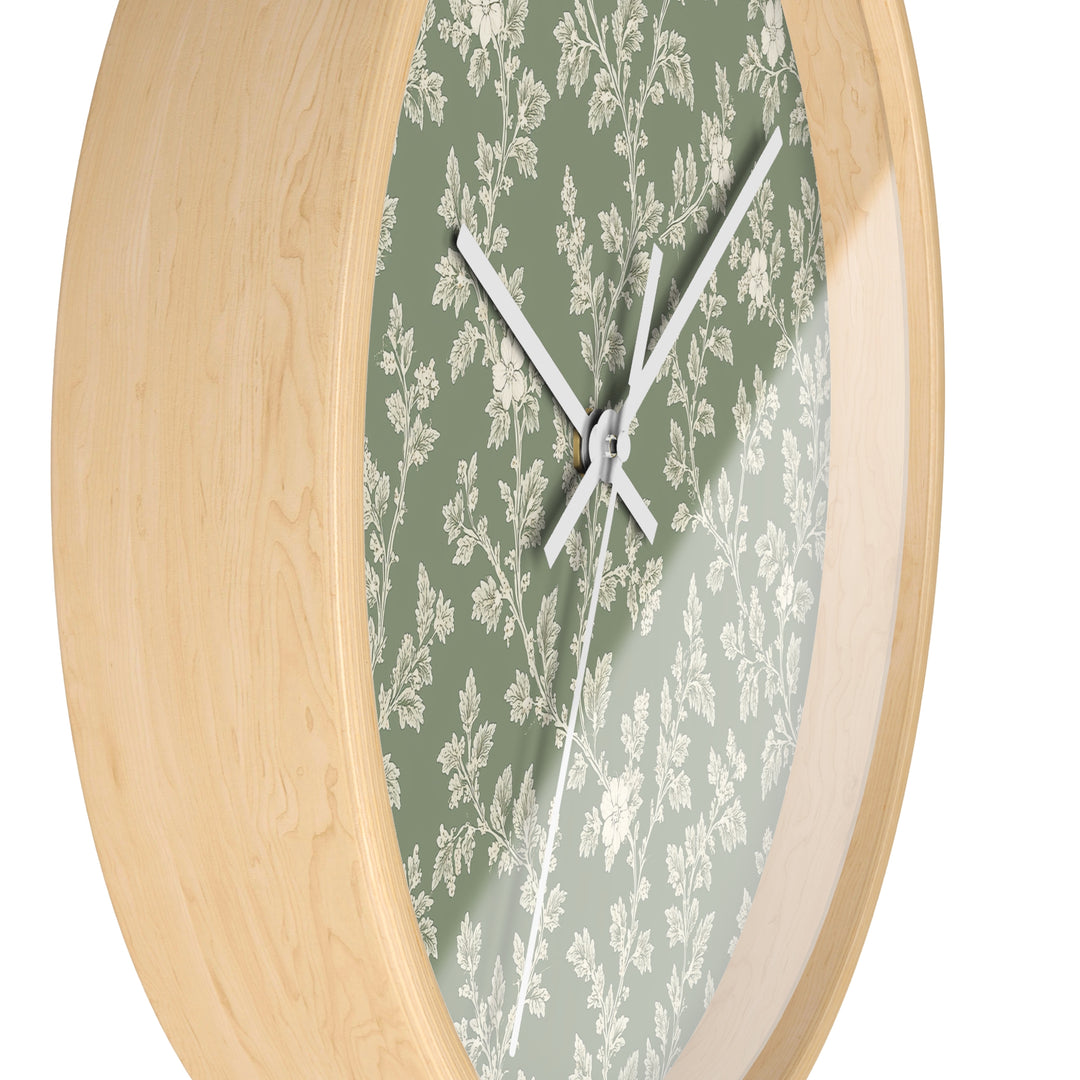 Buy farmhouse furniture Sage &amp; Cream Wall Clock — By. Artisan Blooms - Modern Cottage Farmhouse Furniture