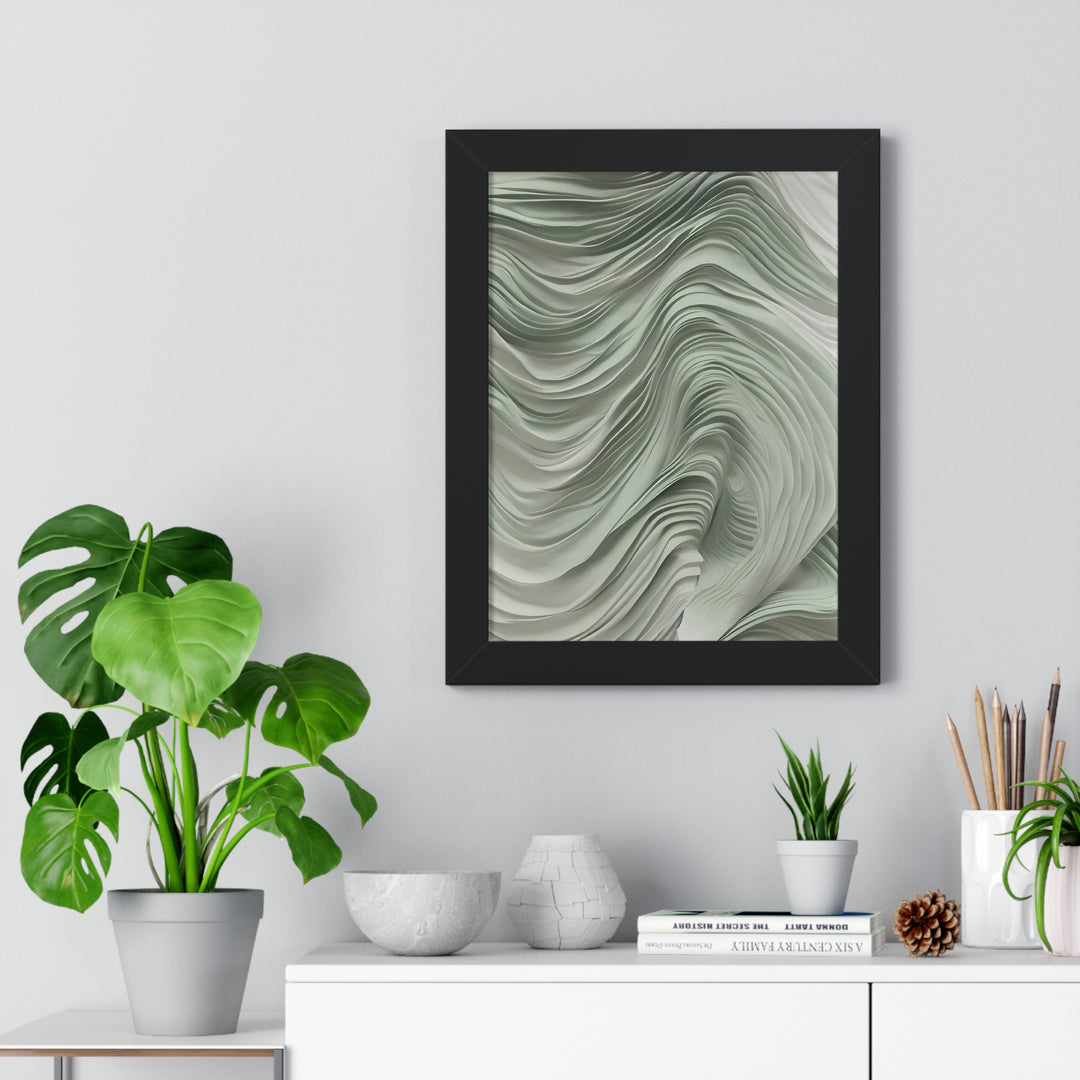 Boho Aesthetic Celestial Drift Crafted Framed Vertical Poster by Artisan & Blooms | Biophilic Design Airbnb Decor Furniture 