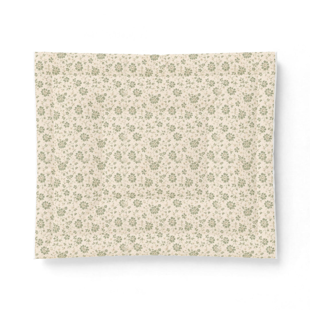 Sage Lily Cove Cotton Comforter - Large Pattern