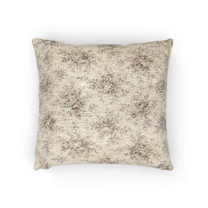 Sage &amp; Rose Cream Woven Pillow By Artisan Blooms