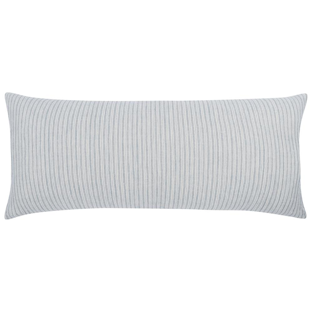 Boho Aesthetic Camille Rectangular Throw Pillow, Ash Blue | Biophilic Design Airbnb Decor Furniture 