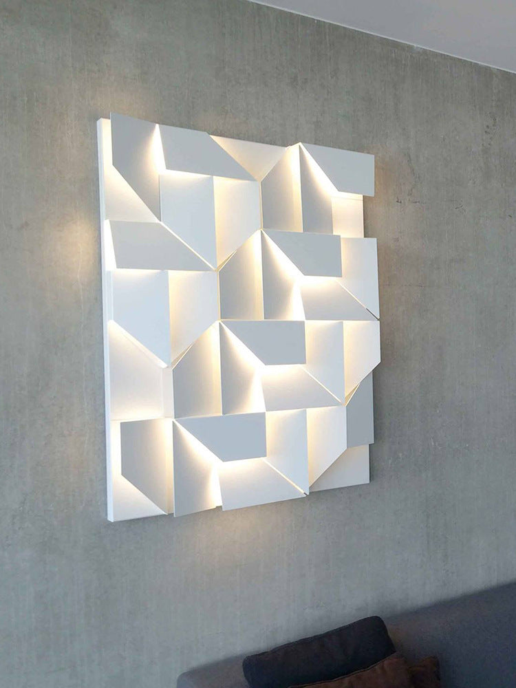 Boho Aesthetic The Tarbes | Modern Modular LED Wall Canvas Art Lights | Biophilic Design Airbnb Decor Furniture 