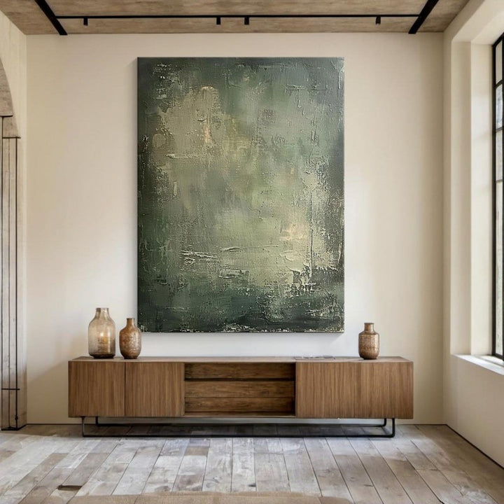 Buy farmhouse furniture Ravello Olive Green Mediterranean Abstract Wall Piece - Modern Cottage Farmhouse Furniture