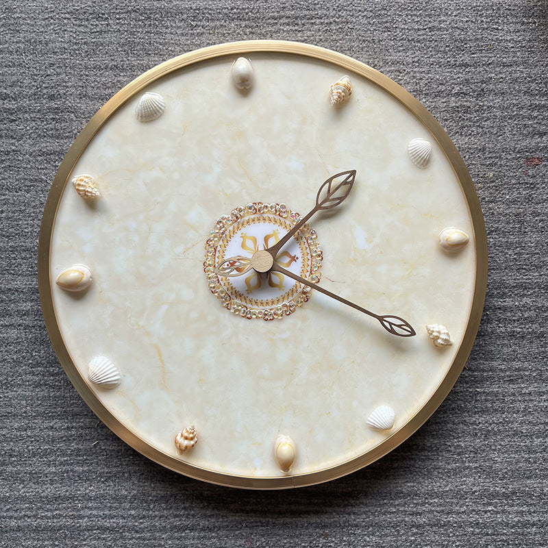 Buy farmhouse furniture Tramonto | Azul Mediterranean Luxury Wall Clock - Modern Cottage Farmhouse Furniture