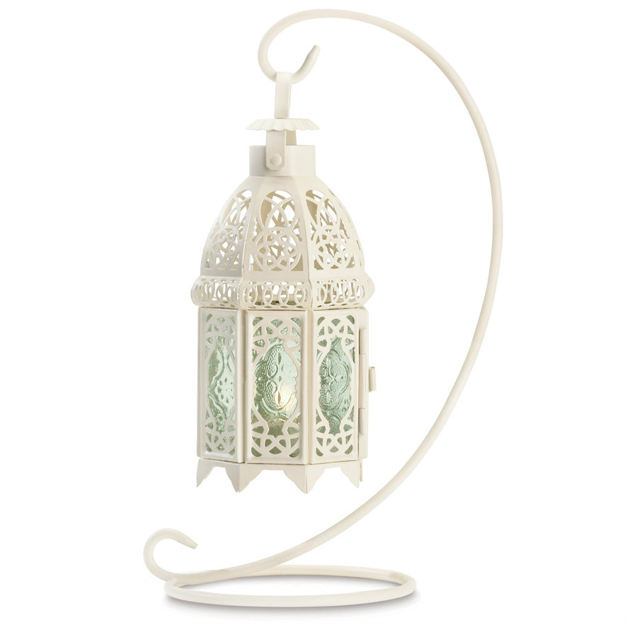 Boho Aesthetic Lacy Cutout Hanging Candle Lantern | Biophilic Design Airbnb Decor Furniture 