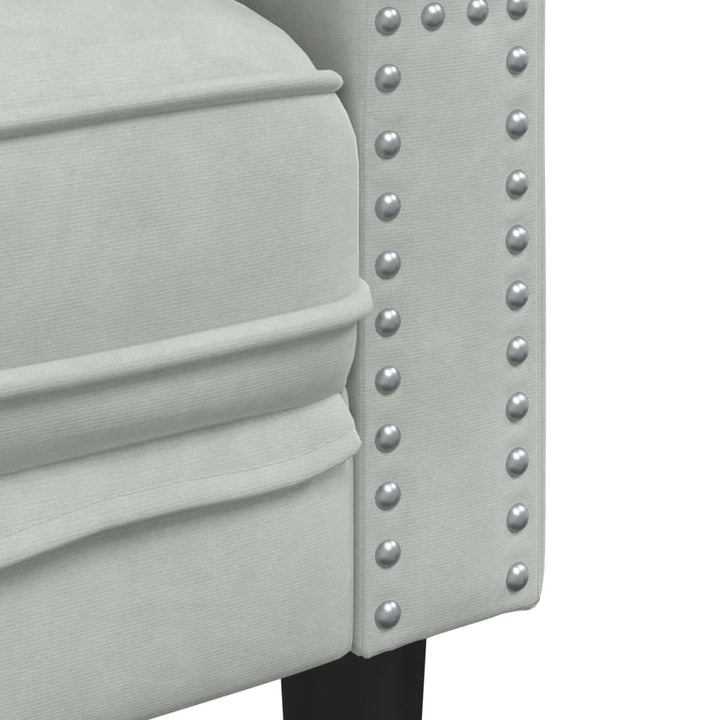 Buy farmhouse furniture The Harper | Velvet 3-Seater Farmhouse Chesterfield Sofa with Neck Rolls - Modern Cottage Farmhouse Furniture