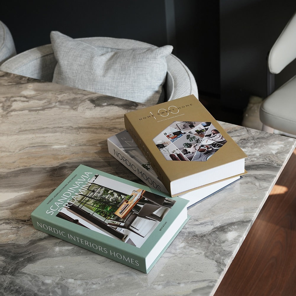 Mediterranean Modern Contemporary Artificial Table Book Decoration - Mediterranean Italian Contemporary Home Decor Furniture