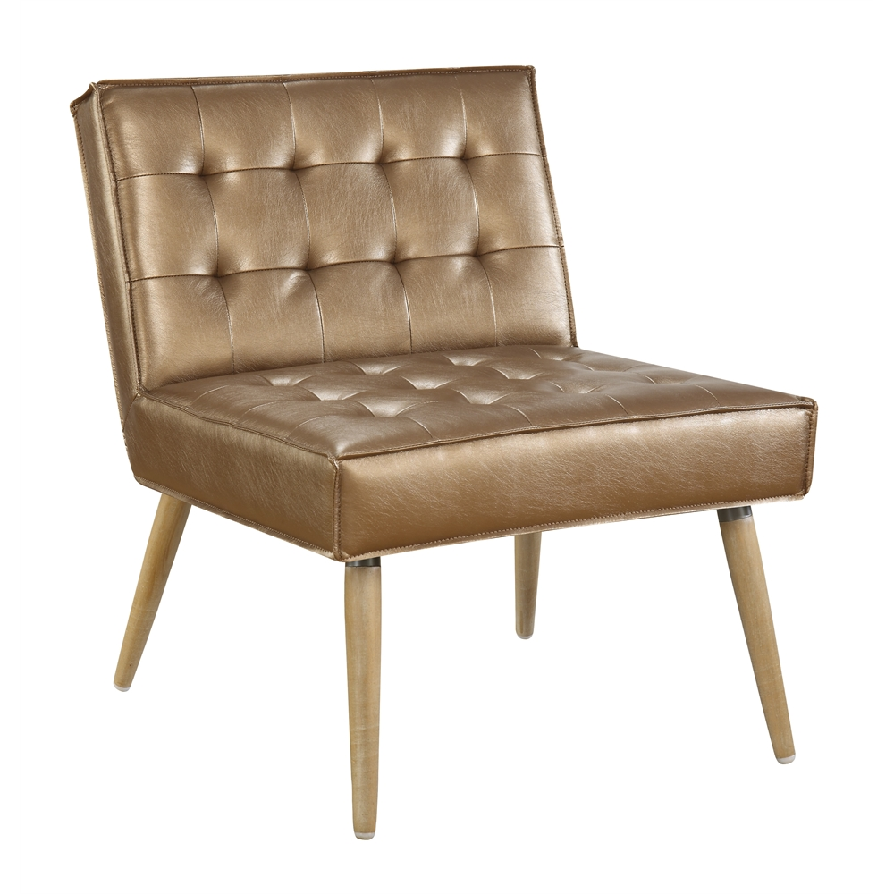 Boho Aesthetic Gorgeous Luxury Gold Tufted Accent Chair | Biophilic Design Airbnb Decor Furniture 