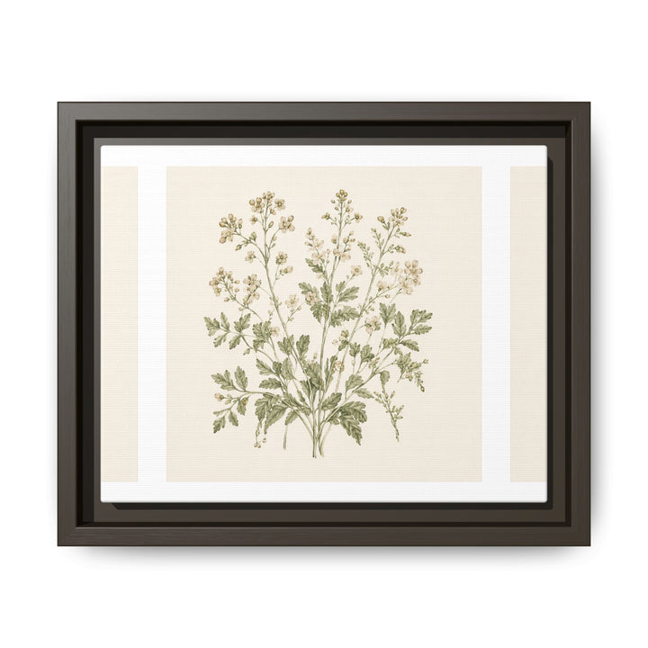 Sage &amp; Cream Framed Canvas Wall Art