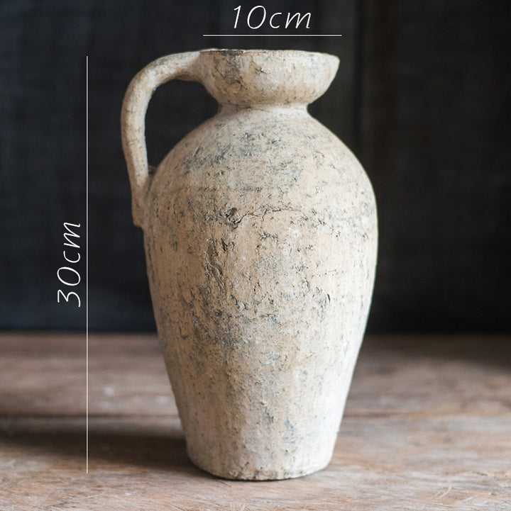Buy farmhouse furniture Large Brisa Mediterranean Handmade Red Clay Pots - Modern Cottage Farmhouse Furniture