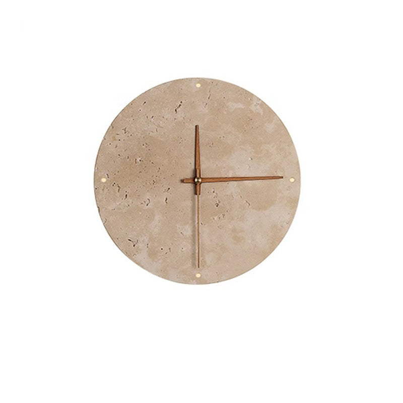 Santorini | Mediterranean Luxury Cliff Stone Wall Clock - Mediterranean Italian Contemporary Home Decor Furniture