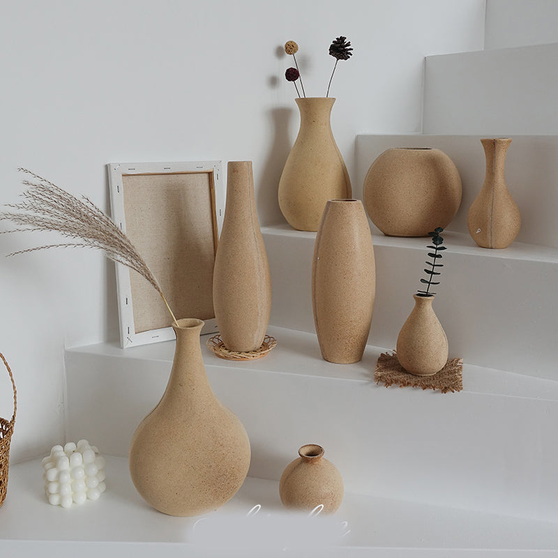 Buy farmhouse furniture Contemporary European Tiny Cottage Farmhouse Wooden Vases - Modern Cottage Farmhouse Furniture
