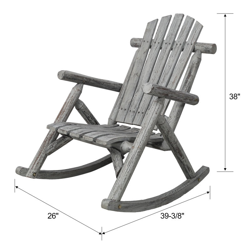 Buy farmhouse furniture Madison Ash Wood Rocking Chair | Farmhouse Cottage Porch & Living Room Rocker - Modern Cottage Farmhouse Furniture