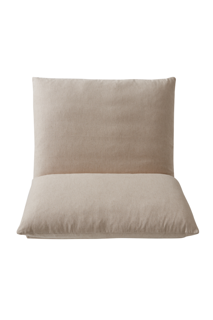 Buy farmhouse furniture Cream Linen Modern Farmhouse Sectional Sofa Couch | Charlie - Modern Cottage Farmhouse Furniture