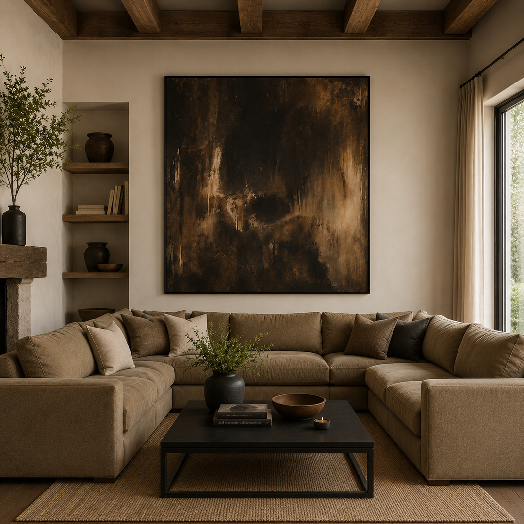 Buy farmhouse furniture Burnish Ember Farmhouse Wall Art By. Artisan Blooms - Modern Cottage Farmhouse Furniture