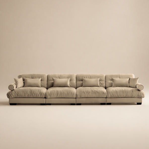Buy farmhouse furniture Bone & Beam • Brown Beige Modern Cottage American Farmhouse Style Sofa Couch - Modern Cottage Farmhouse Furniture