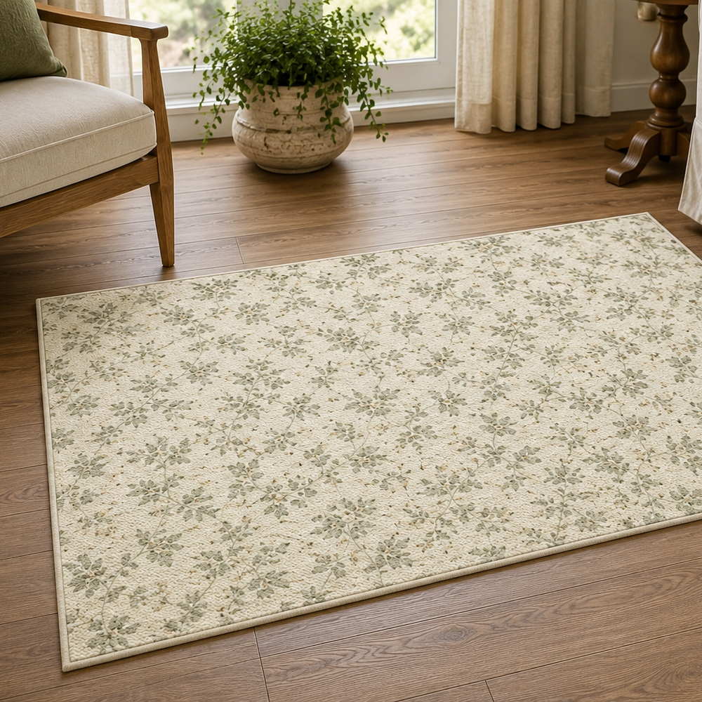 Buy farmhouse furniture Neutral Cream & Sage Rug - Modern Cottage Farmhouse Furniture