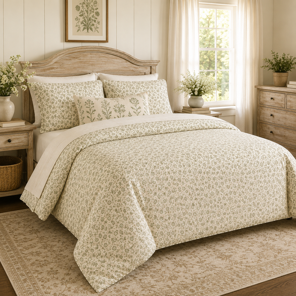 Buy farmhouse furniture Sage Lily Cove Cotton Comforter - Modern Cottage Farmhouse Furniture