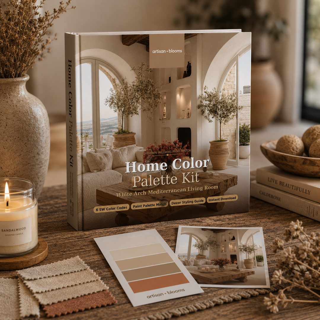 Buy farmhouse furniture Farmhouse Bedroom | Digital Colour Swatch Kit | 300 DPI Print-at-Home | SW · BM · Behr · F&amp;B · Sikkens · Dulux · Asian Paints - Modern Cottage Farmhouse Furniture