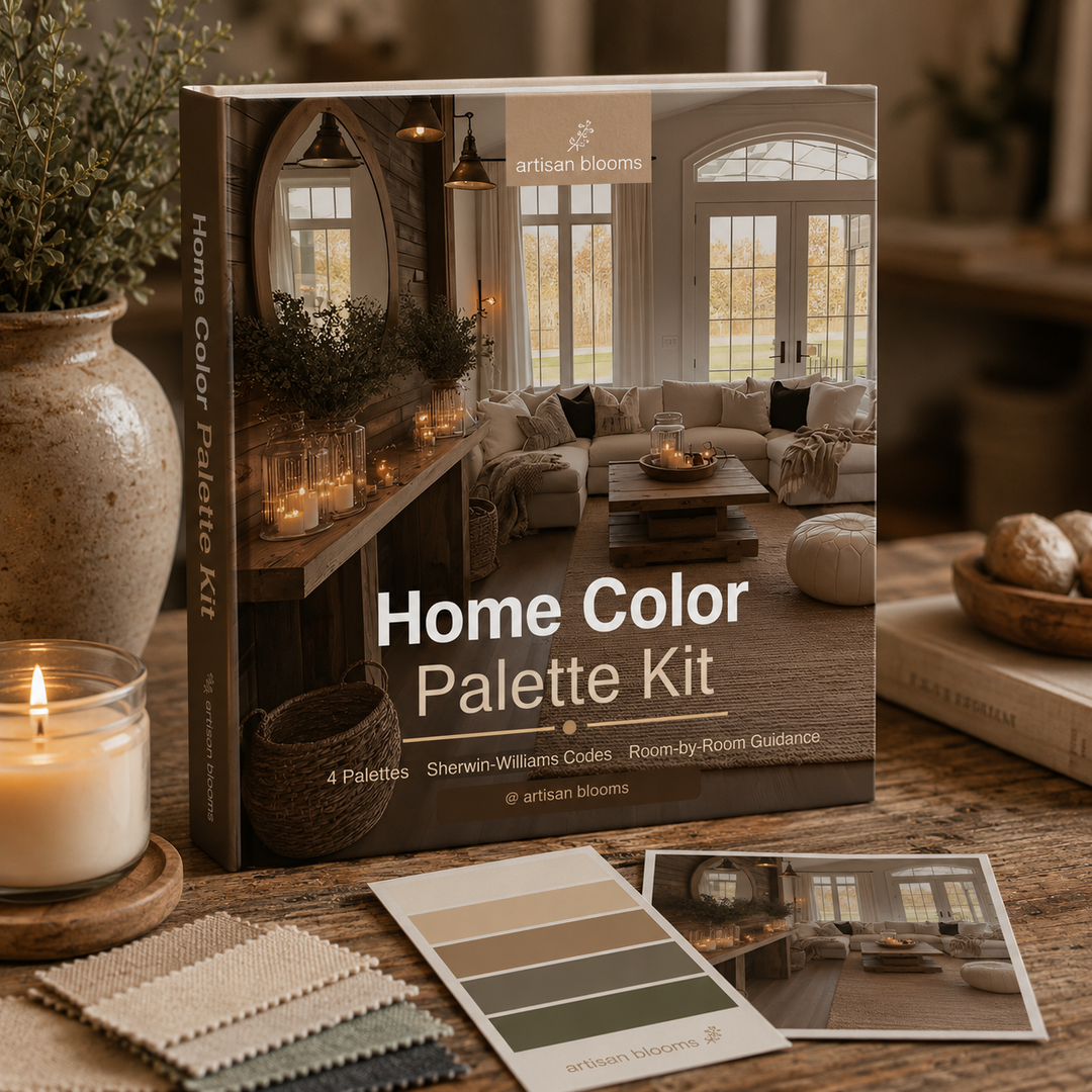 Buy farmhouse furniture Stone Cottage Kitchen | Digital Colour Swatch Kit | 300 DPI Print-at-Home | SW · BM · Behr · F&B · Sikkens · Dulux · Asian Paints - Modern Cottage Farmhouse Furniture