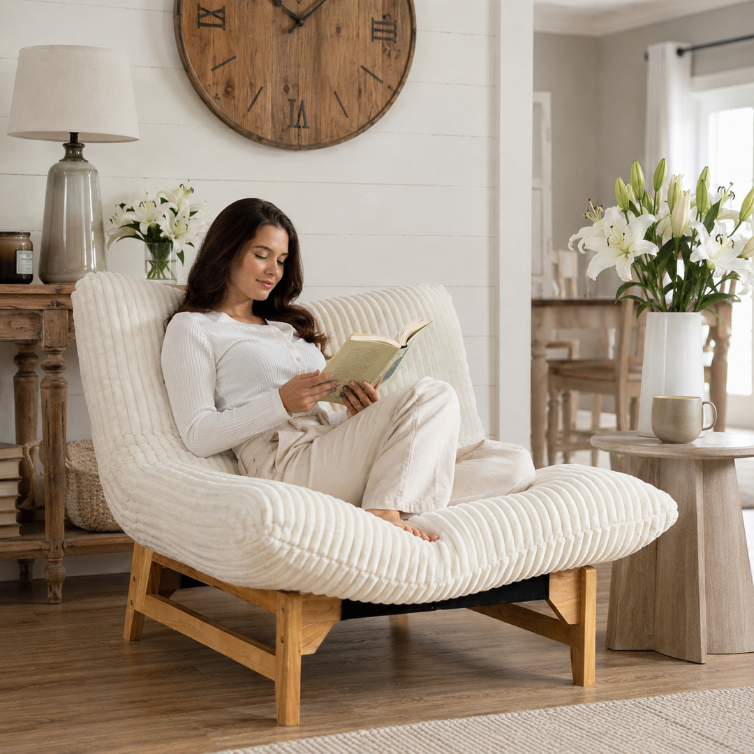 The Prairie Linen Farmhouse Accent Chair Cottage Farm house - the farmhouse