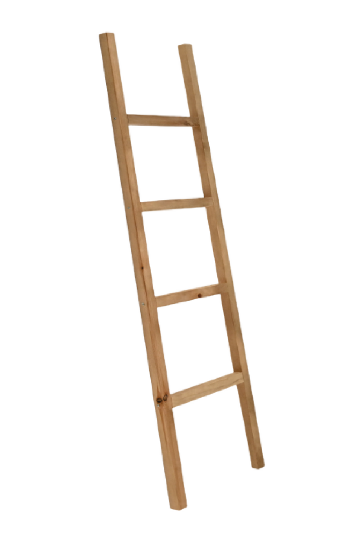 Buy farmhouse furniture Modern Italian Mediterranean Real Wood Ladder - Modern Cottage Farmhouse Furniture