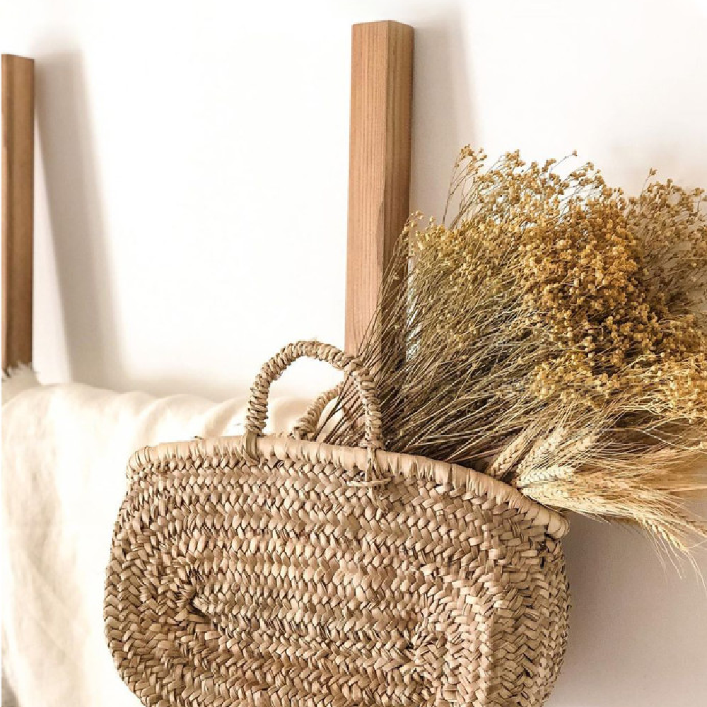 Buy farmhouse furniture Modern Italian Mediterranean Real Wood Ladder - Modern Cottage Farmhouse Furniture