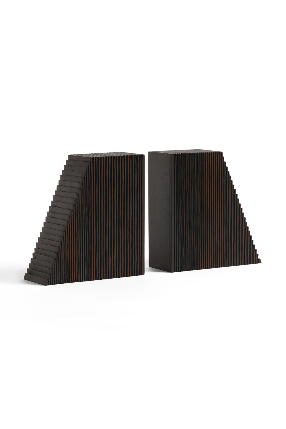 Buy farmhouse furniture Varnished Italian Modern Mahogany Book Ends (2) - Modern Cottage Farmhouse Furniture