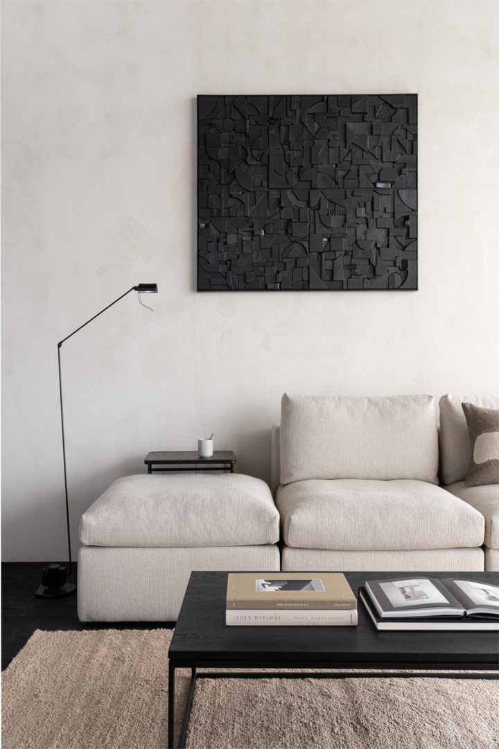 Buy farmhouse furniture Mediterranean Style Modern Italian Luxury Rectangular Puzzle Wall Art - Modern Cottage Farmhouse Furniture