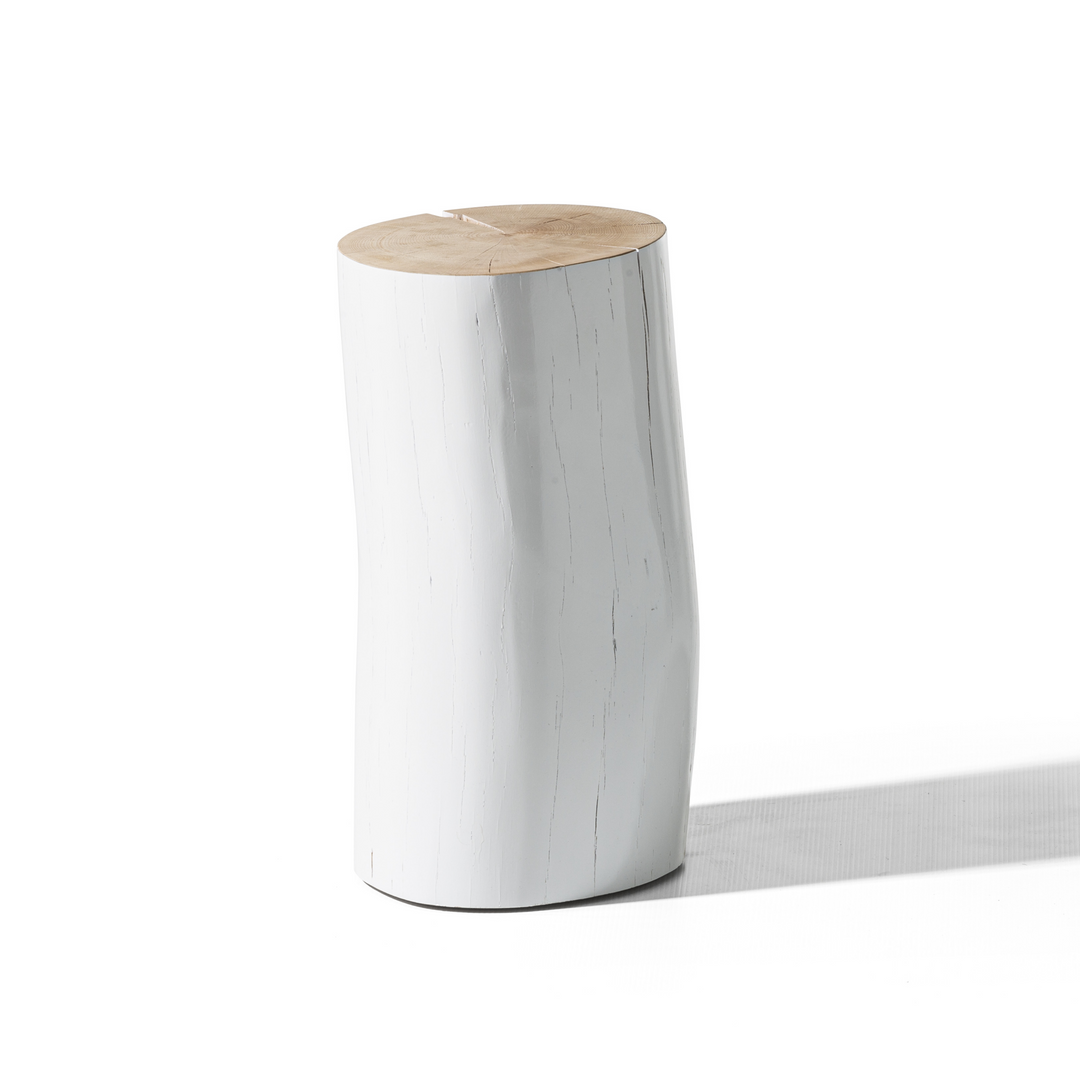 Buy farmhouse furniture Beech Trunk Side Table | Gervasoni Log - Modern Cottage Farmhouse Furniture