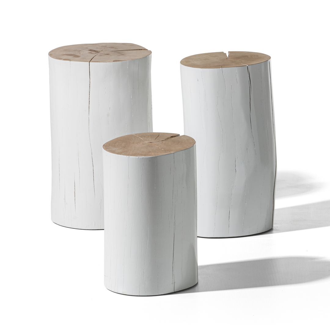 Buy farmhouse furniture Beech Trunk Side Table | Gervasoni Log - Modern Cottage Farmhouse Furniture