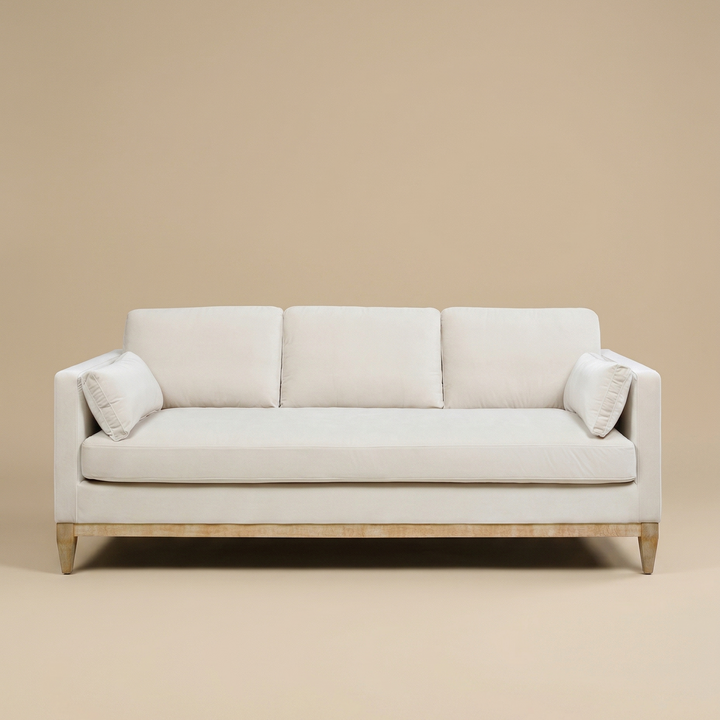Buy farmhouse furniture Brookhaven • Beige Modern Cottage Farmhouse Sofa Couch - Modern Cottage Farmhouse Furniture