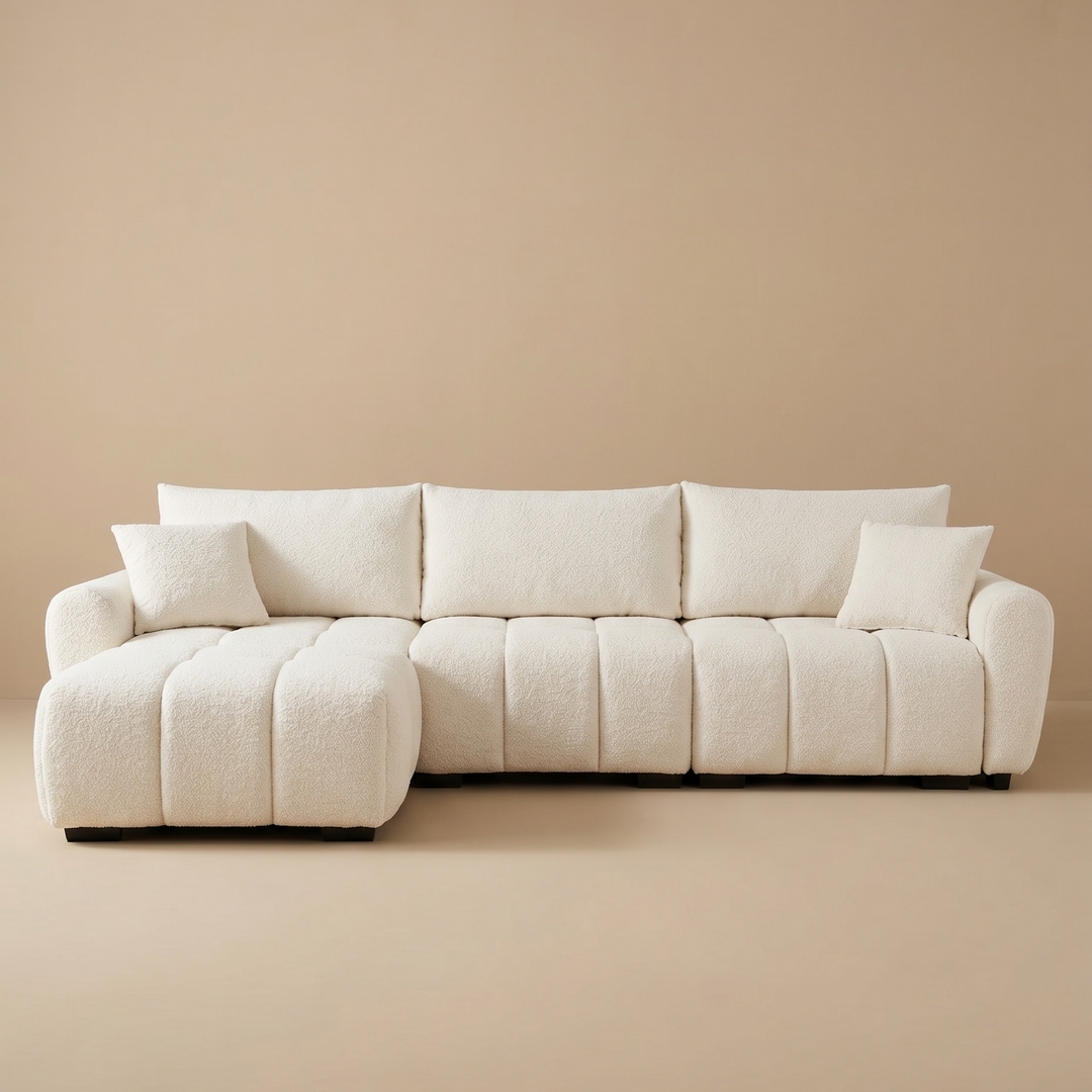 Buy farmhouse furniture Marbella Grande Mediterranean Modular Contemporary Lounge L-shape Sofa Sectional - Modern Cottage Farmhouse Furniture