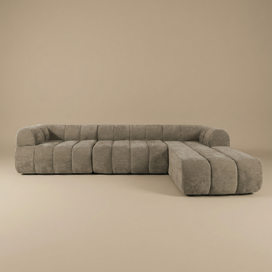 Buy farmhouse furniture Parefeuille • Beige Large Modern Cottage Farmhouse Style Sofa Sectional Couch - Modern Cottage Farmhouse Furniture